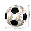 Sarah Kay Indoor Soccer Ball Colorful Machine Stitched PVC Size 5 Team Training Competition Ready Durable High-Bounce Cool Sports Gift