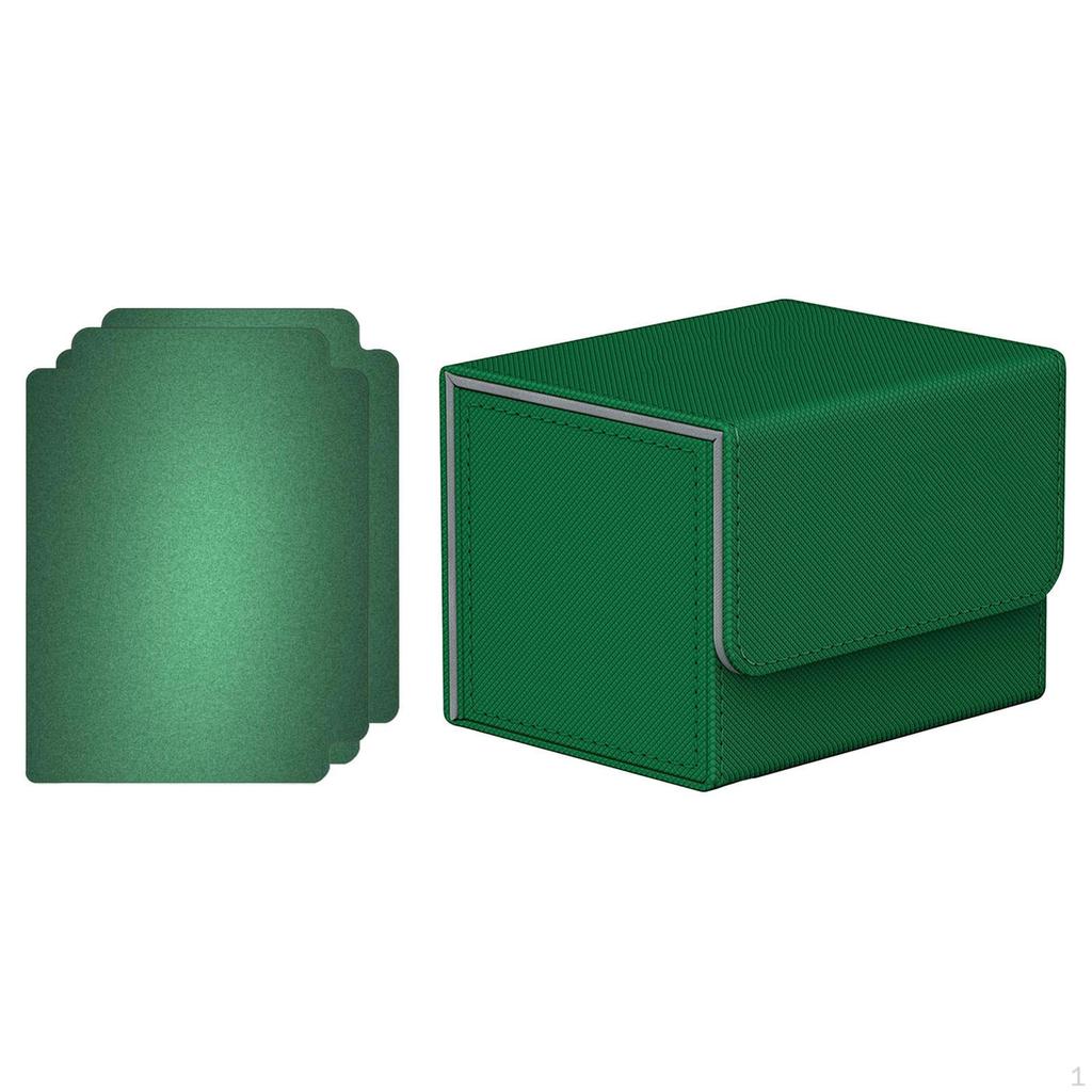 Card Deck Box PU Leather Organizer Protector Holder