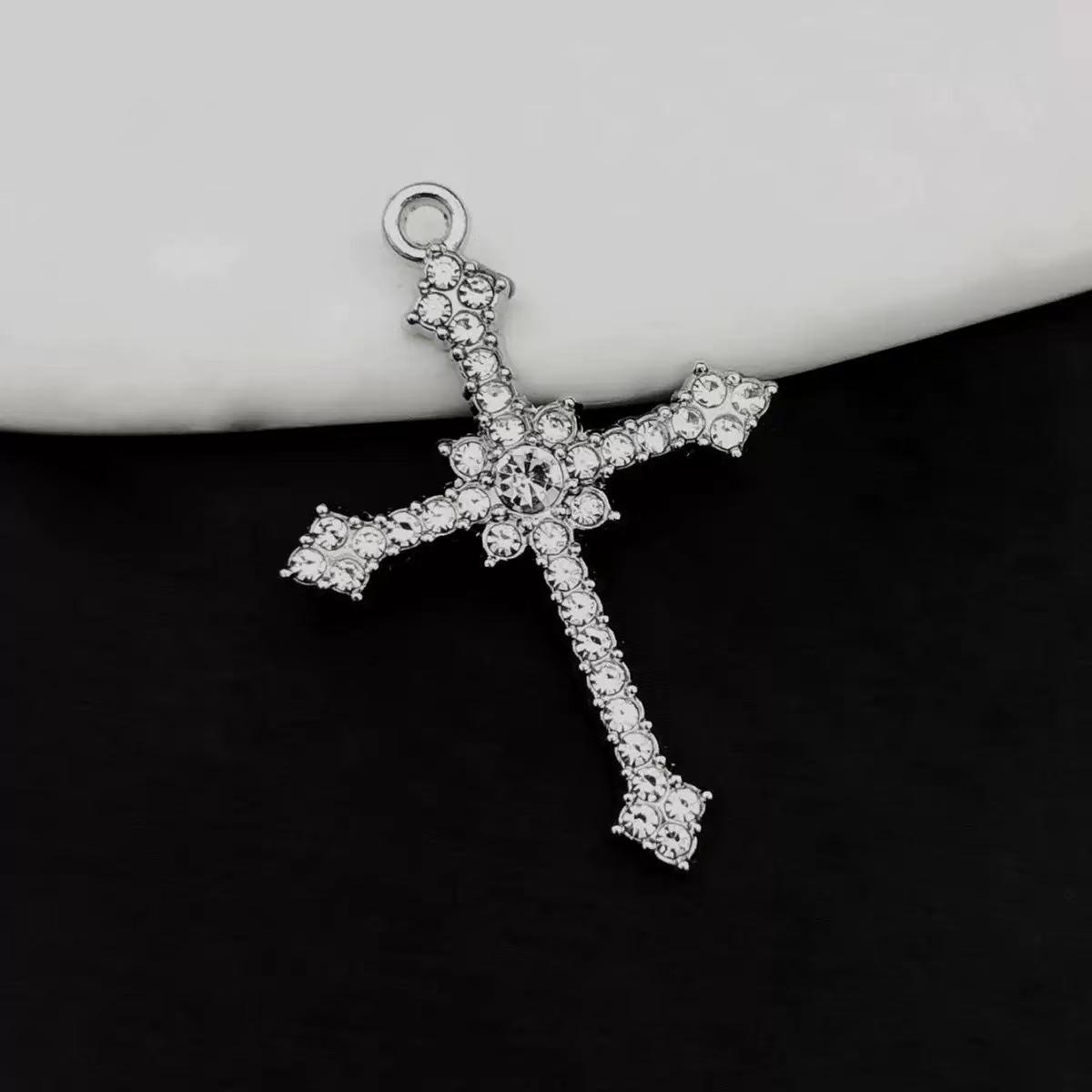 

Подвески-крестики из сплава и аксессуары для брелоков для изготовления украшений своими руками