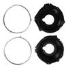 1 Pair Headlamp Retaining Ring H00001EB Headlight Ring Mounting Bucket Kit Replacement for Chevy Camaro 1967 To 1969