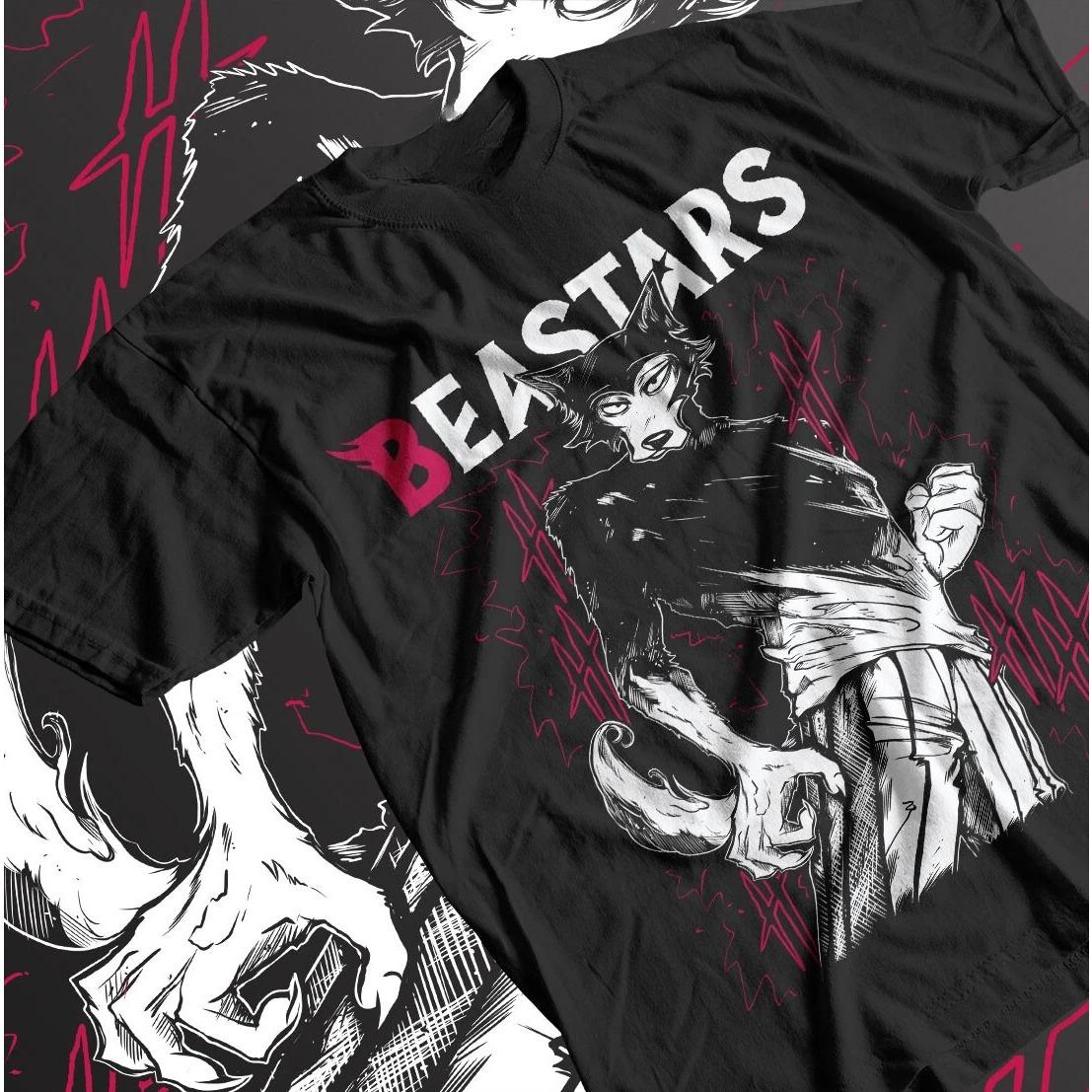 2026 Spring Sale Beastars Legoshi Beastars TShirt for Girls Anime Japanese Style Gift Shirt Womens Round Neck Short Sleeve S