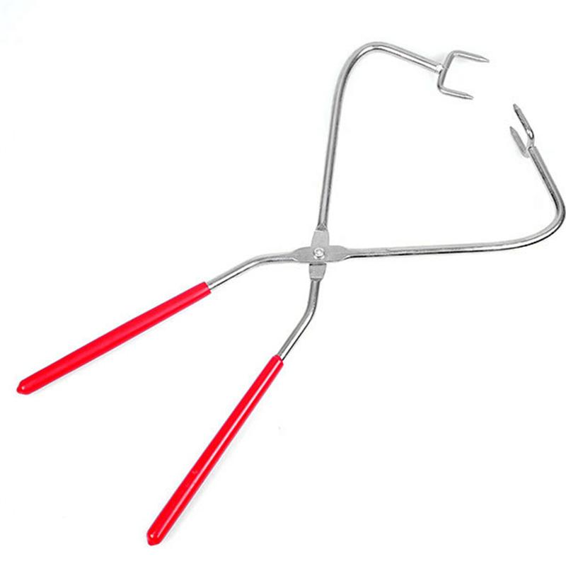 M-Modern-1 Piece Stainless Steel Caliper Pottery Clamp Clay Sculpture Dipping Tongs Pottery Kiln Hand Clamp Clay Modeling Cerami