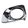 2Pcs Fog Light Trim Set Left and Right Chrome Plastic For 2009-2012 Toyota Venza