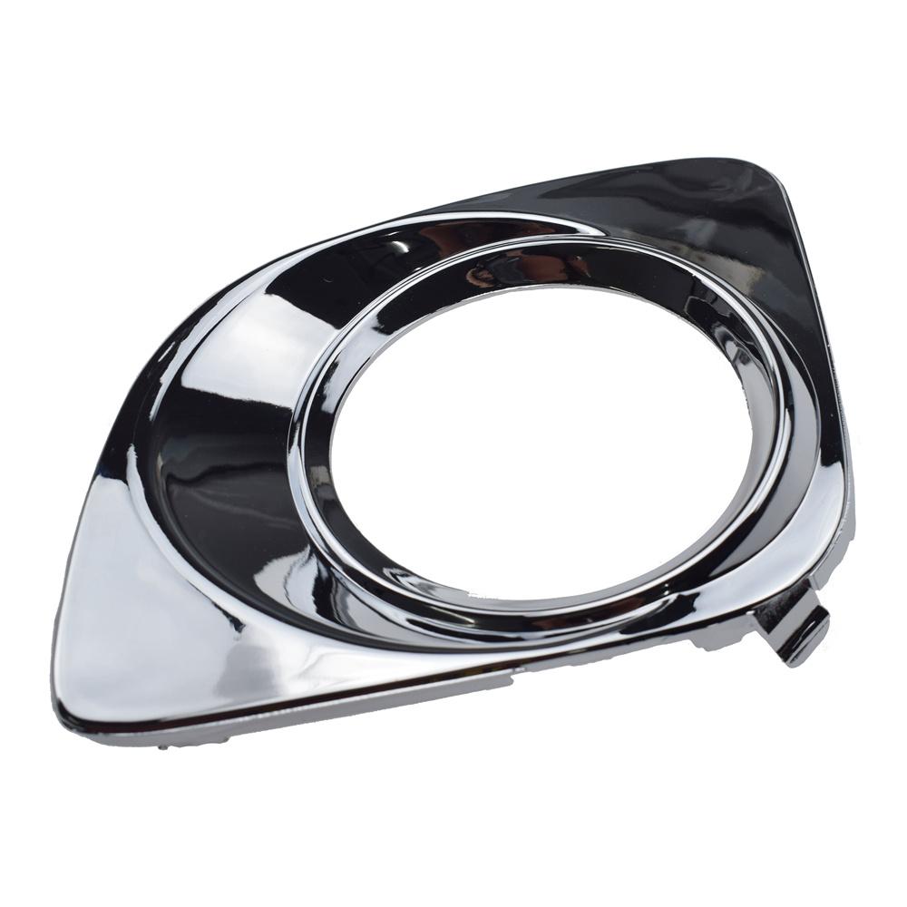 2Pcs Fog Light Trim Set Left and Right Chrome Plastic For 2009-2012 Toyota Venza