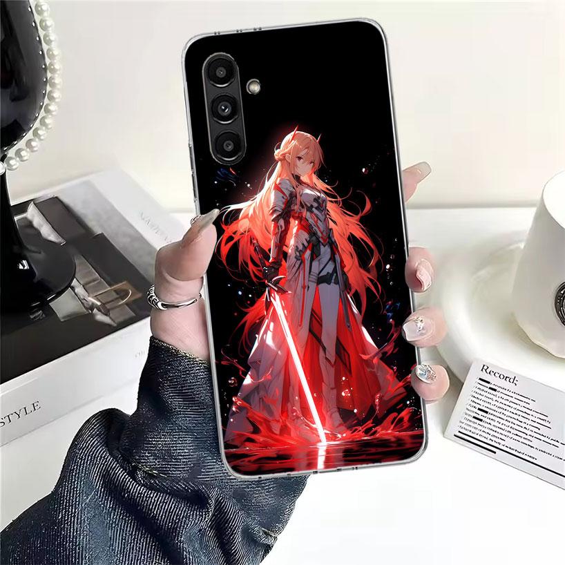 Sword Art Online Yuuki Asuna Phone Case For Samsung Galaxy A13 A14 A15 A16 A17 A53 A54 A55 A56 A57 A33 A34 A35 A36 A37 A23 A24 A