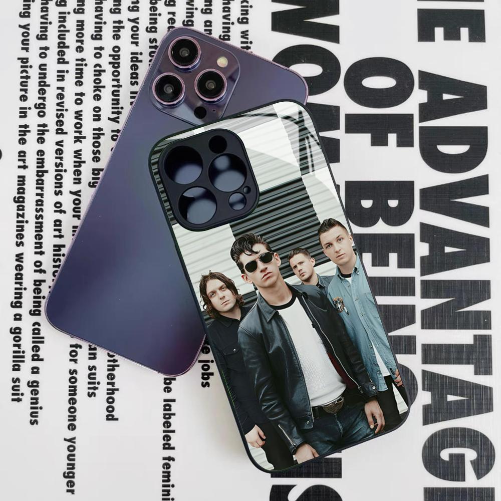 

Arctic Monkeys Special Offer Phone Case for Iphone 17 16 15 14 12 11 13 Pro Max Mini X Air Puls Black Glass Cover iPhone 15