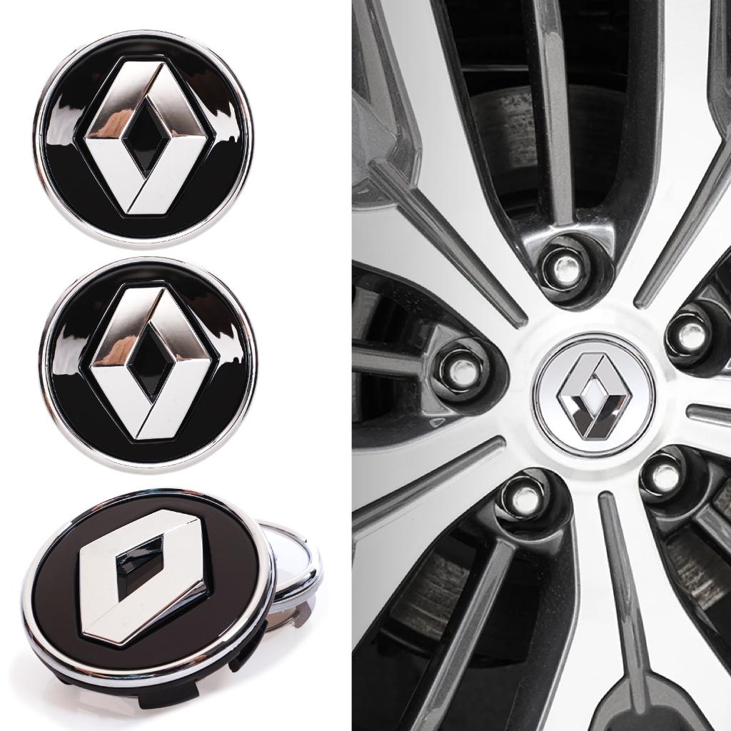 55MM Car Wheel Hub Center Caps Rim Cover Badge Emblem Accessories For Renault Fluence Captur Megane Clio Kadjar Talisman Ar