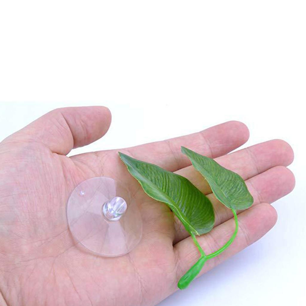 Betta Fish Hammock Plastic Betta Leaf Pad Toy Aquarium Plants Accessories for Playing Hideout and Fish for Tank Decorati