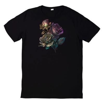 T-Shirt Aquarell Gotische Blume