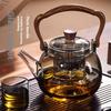 Gieanxi Glass Teapot High Temperature Resistant Steamer Tea Separation Health Preservation  Brewing Special Beam Teapot Tea Pot