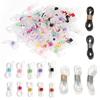 50pcs Eyeglasses Chain Rubber Connector Spectacle Frame Connector Retainer for Sunglasses Holder Chain Necklace Accessories