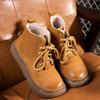 Retro kožené sametové kotníkové boty pro dámský podzim a zimu nové ručně vyráběné bavlněné a lněné větrné široká hlava šněrovací první vrstva hovězí kůže dámské boty