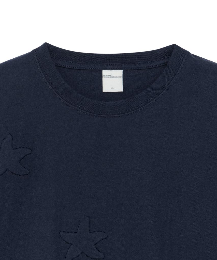 THE COLDEST MOMENT Tcm Bubble Star T (Navy)