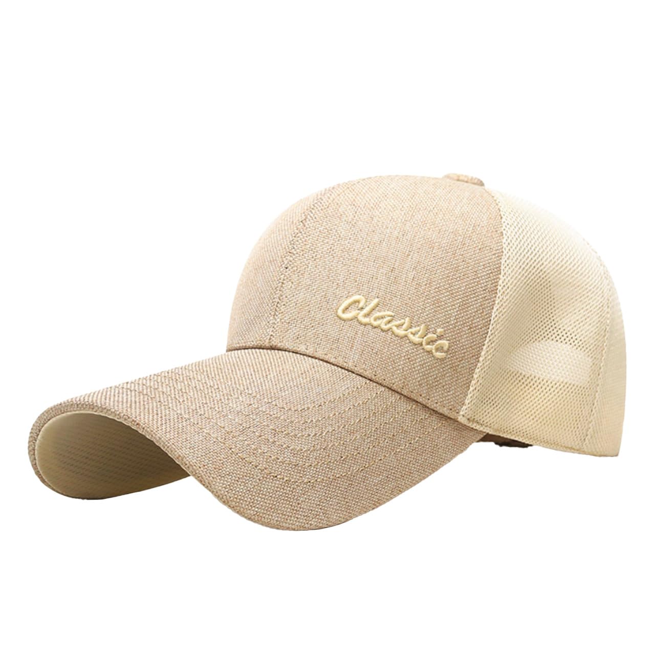 

Mesh Extended UV Sun CZA011 [White Fang] Hat, Cap, Brim, Protection, Simple, Casual, Protection, Men s, (Beige) бежевий