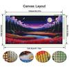 Moon Natural Scenery Large Size Diamond Painting Diy Full Square Round Drill Rhinestone Embroidery Landscape Mosaic Cross Stitch Kits