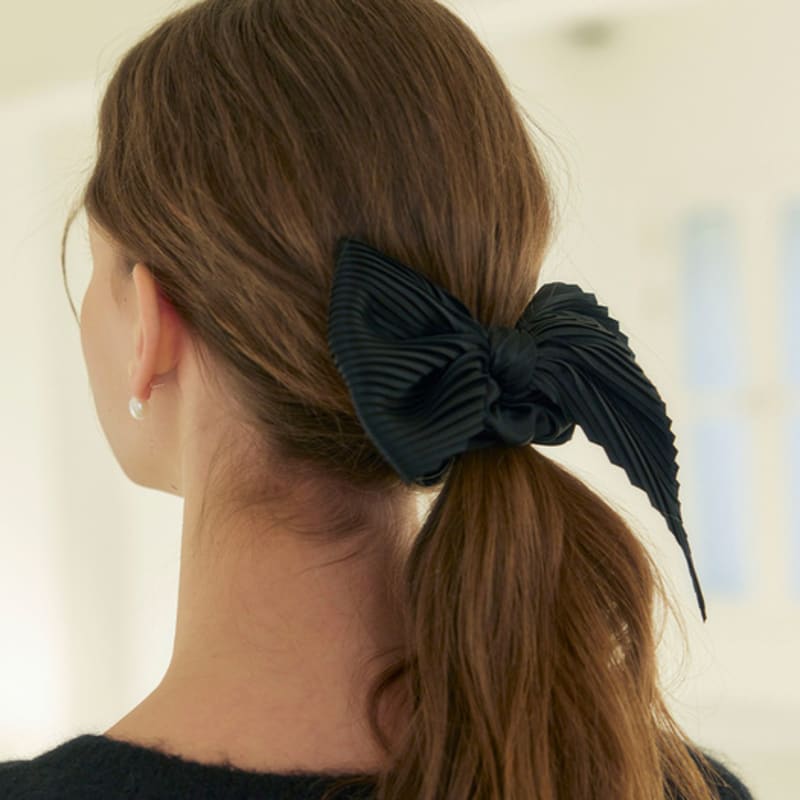Murmur Pleats Ribbon Hair Scrunch