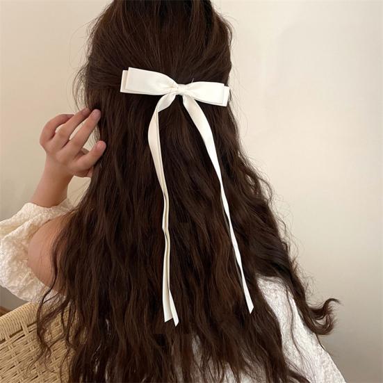 

6/10 шт. очаровательные заколки для волос с бантом, элегантные аксессуары, различные прически, разноцветные ленты для девочек и женщин 6pcs
