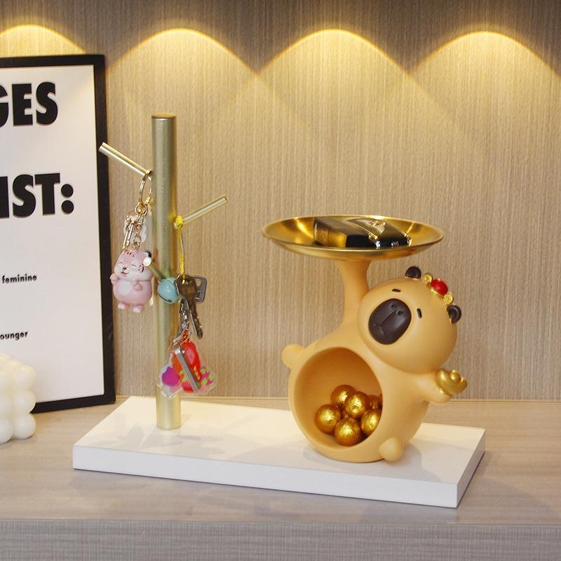 Capibala Key Storage Entrance Decoration Ornaments Entrance Shoe Cabinet Living Room Home Housewarming New Home Gifts