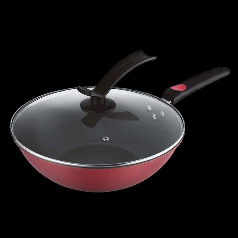 Ourebo Flying Star Non-stick Cast Iron Wok