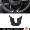 Inner Steering Wheel U Type Cover Trim For Fit Kia K3 Forte -22 Carbon Fiber