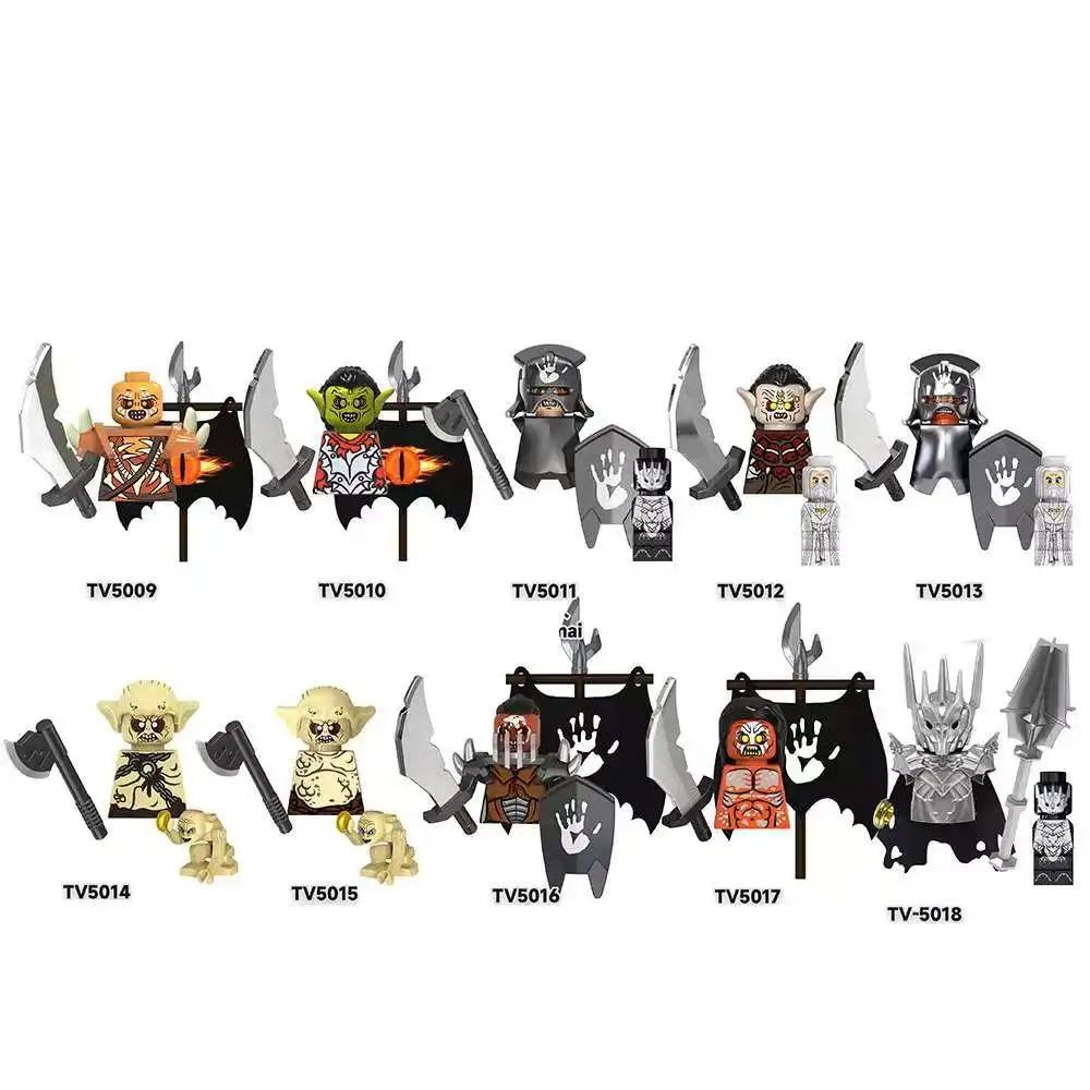 TV6411 Cartoon model minifiguur Assembleerbare compatibele Puzzel Poppen Mini Actiefiguren Serie Decoratie Speelgoed Kinderen Verjaardagscadeaus