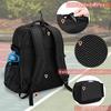 [DSLEAF] Basketball Backpack for Juniors, Basketball Backpack for Club Activities, Ball Storage, Soccer Backpack, Student/Adult (Black)