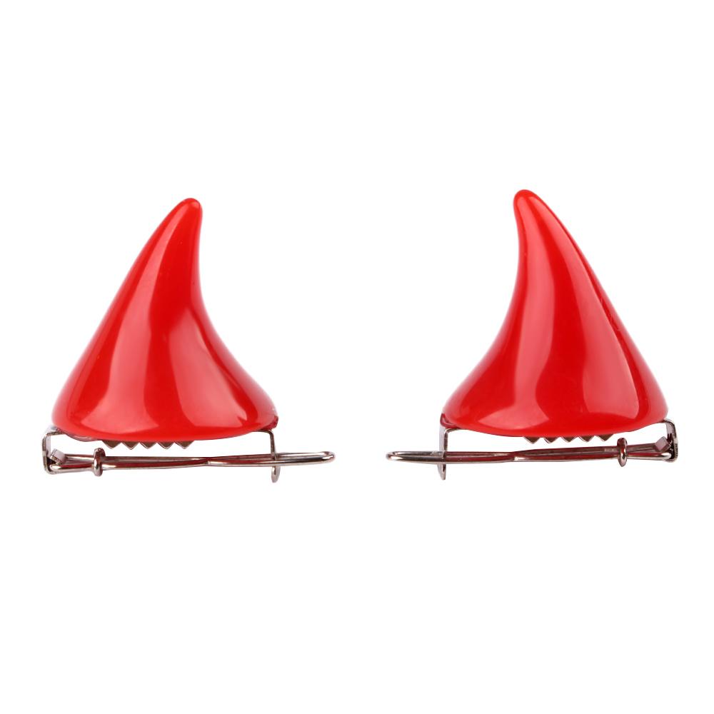 Costume Candy Color Dress Cute Hair Accessory Stereo 1 Pair Fancy Women Hair Clip Devil Horn Ear Clip Hairpin Halloween Cosplay