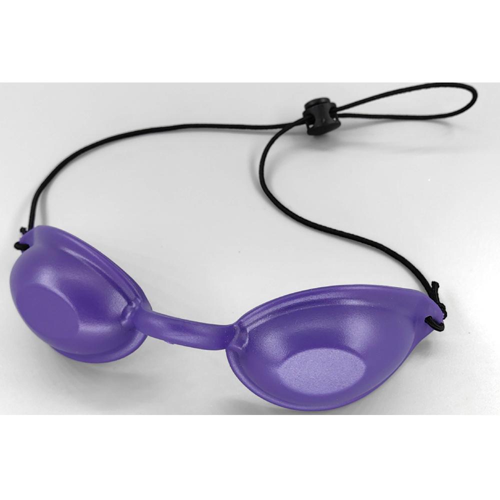 

Регулируемая повязка на глаз для лазерных защитных очков IPL, защита глаз для лечения лазером красного света и лазерной эпиляции фиолетовый