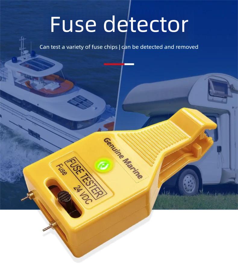1PC Fuse Tester DC 24V Automotive Tester Blade Puller Multi-Functional Car Checker Puller Removal Tool for Mini/Standard Blade