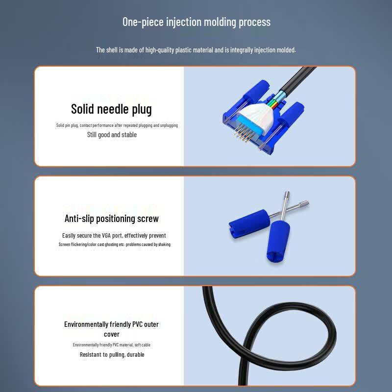 JH V501E VGA HD Monitor & Laptop Connection Cable