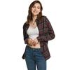 Ssikyual Women'S Cotton Check Loose Fit Flannel Shirt