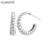 925 Silver Ear Needle Simple 10/15/25mm Hoop Earrings for Women Round Dangle Gold Earrings Fashion Korean Jewelry