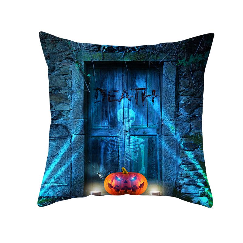 New Peach Skin Halloween Pillowcase Home Wish Home Supplies Cushion Cover Waist Pillowcase