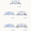 Heavy Duty Washer Door Switches Hinge with Secure Lock System Anti Rust Aluminum Alloy Construction for Top Load Machines