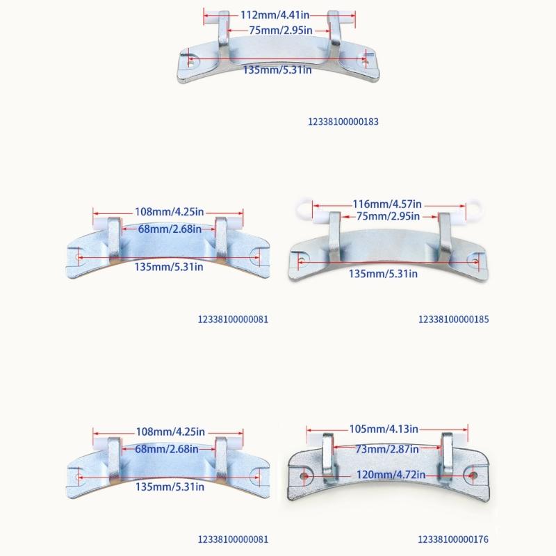 Heavy Duty Washer Door Switches Hinge with Secure Lock System Anti Rust Aluminum Alloy Construction for Top Load Machines