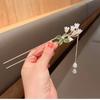 New Retro Temperament Pearl U-shaped Hairpin Pill Head Plate Hair Ware Hairpin Hairpin Headwear