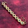 Malachite Gemstone Bracelet Adjustable Bracelet Copper Bracelet Handmade Jewelry