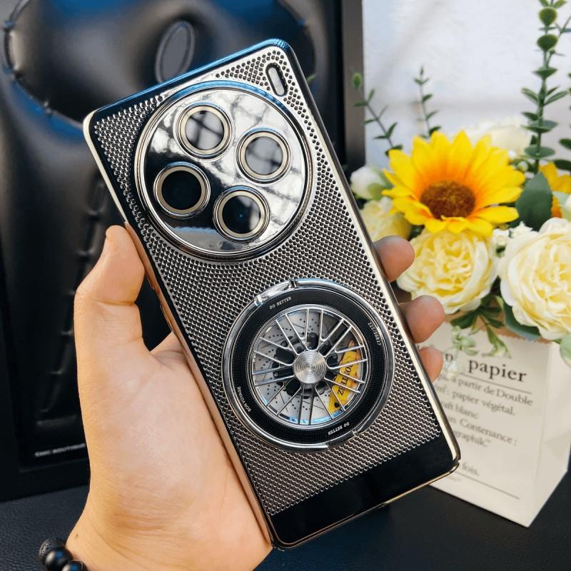 For VIVO X200 Pro Case Hard PC With Ring Stand Heat dissipation Protective Back Cover Case For VIVO X200 X100S Pro Phone Shell