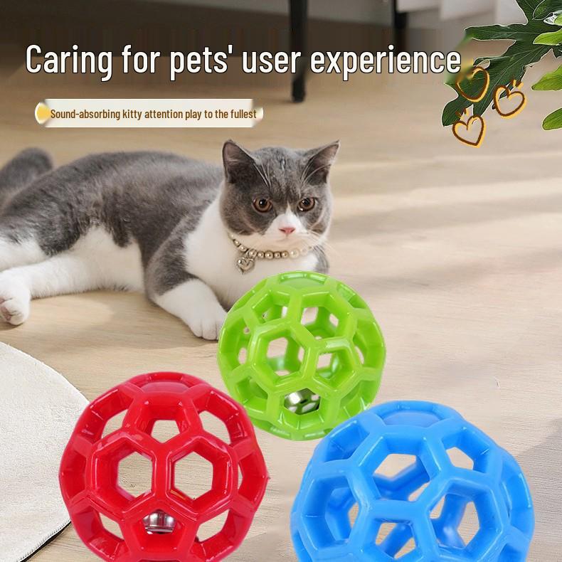 TPR Universal Bell Ball: Bite-Resistant Toy for Cat and Dog Interactive Play