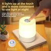 Night Lamp USB LED Table With Switch Rechargeable Three Colors Lights For Kitchen Hallway Closet Bedroom Home Touch Night Light