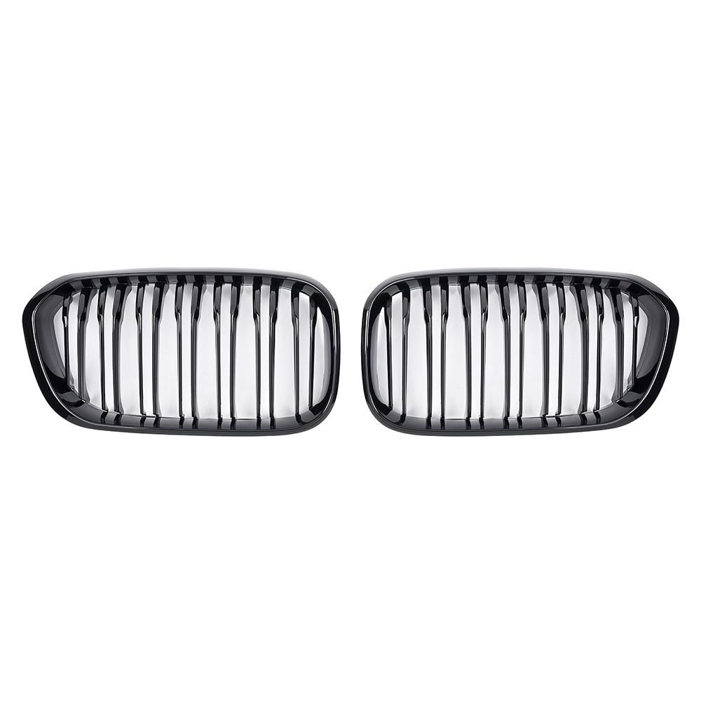 Car Front Kidney Grill Gloss Black M Color LCI Fit BMW 1 Series F20 F21 2015 - 2019 116i 118i 120i 125i M140i 116d 118d 120d SFGHN1