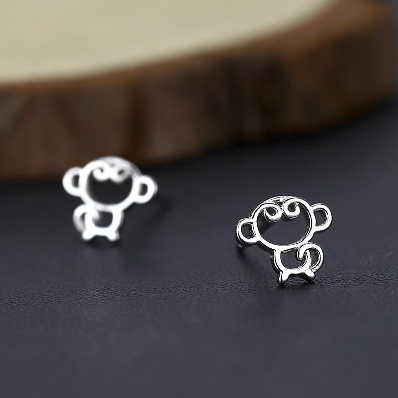Little Monkey Earrings Ear Sticks Student Simple Ear Accessories