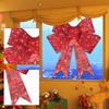 Christmas Bow, Large Outdoor LED Lighting, Holiday Decoration