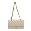 Fashion rhombus embroidered thread chain women's bag new popular simple and versatile shoulder bag fashionable commuter armpit bag
