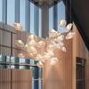 Modern Stair chandelier Pendant lights indoor lighting iling lamp hanging light led Chandeliers for living room indoor lightin