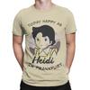 Leisure Heidi In Frankfurt T-Shirt Men Round Collar 100% Cotton T Shirt Short Sleeve Tees Printed Clothes