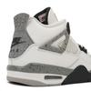 Air Jordan 4 Retro OG GS White Cement 2025 Kids Sneakers Tech-Grey Black Fire-Red IB4171-100