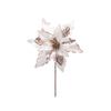Hanging Glitter Xmas Flower Beautiful Simulation Handmade Flowers  Party Supplies