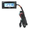 Miernik 4 w 1 Temperatura Wody Oleju Czas Napięcie Wyświetlacz Cyfrowy LCD DC12V Uniwersalny do Motocykla M12x1.5