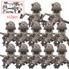 Military Figures Soldier Building Block SWAT Special Forces Assault Team Camouflage Troops Vehicle Bricks Toy